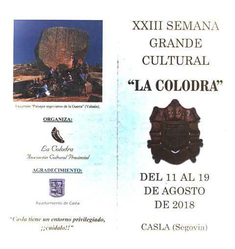 SEMANA CULTURAL 2018